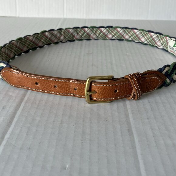 Kiel James Patrick Handcrafted Nautical Rope Braided Woven Belt Leather 32 Multi - Picture 13 of 16